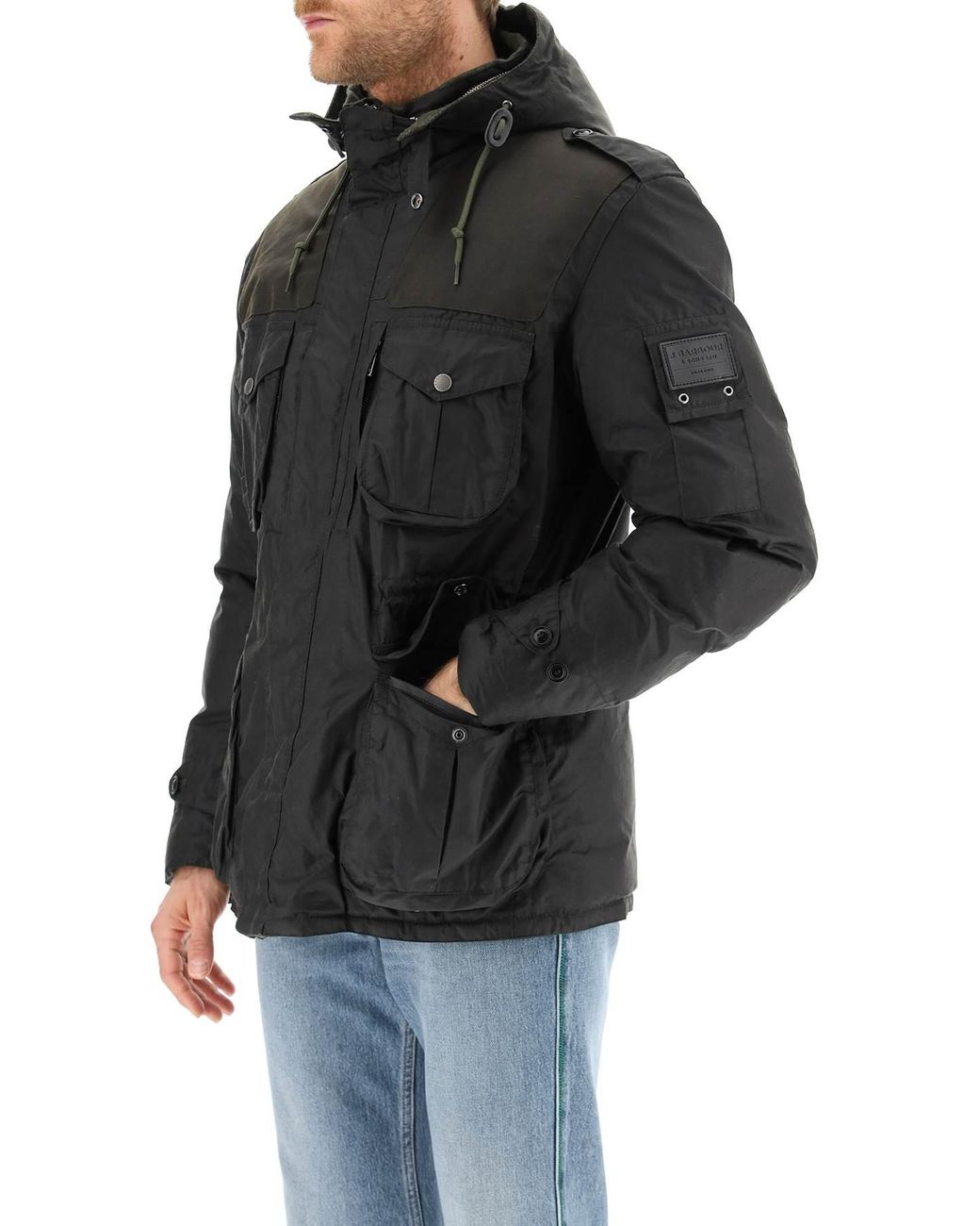 BARBOUR GOLD STANDARD Canna Wax Jacket in Black for Men | Lyst