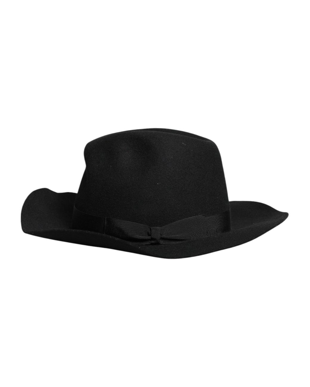 Dolce & Gabbana Black Rabbit Fedora Trilby Hat