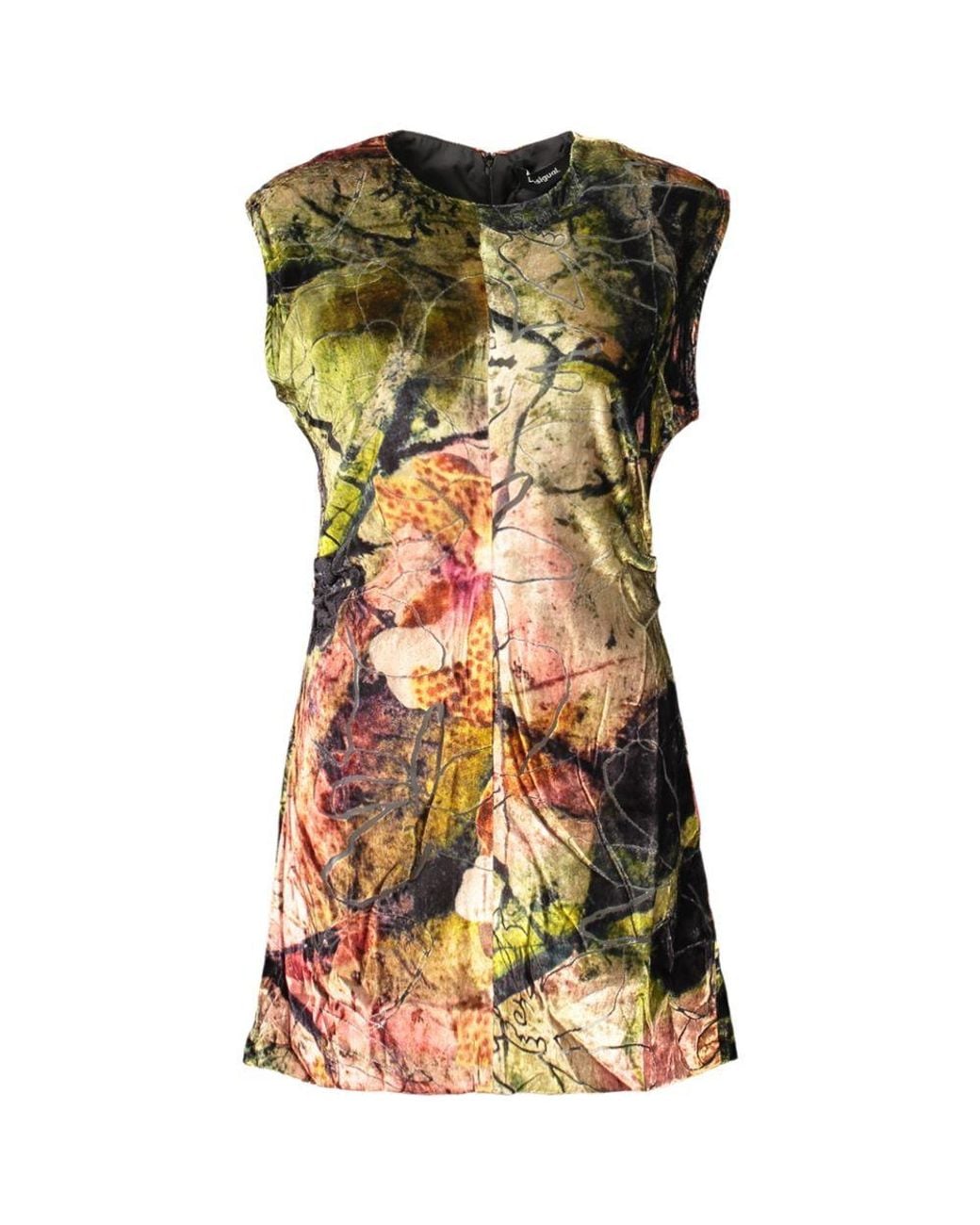 Desigual Green Viscose Dress