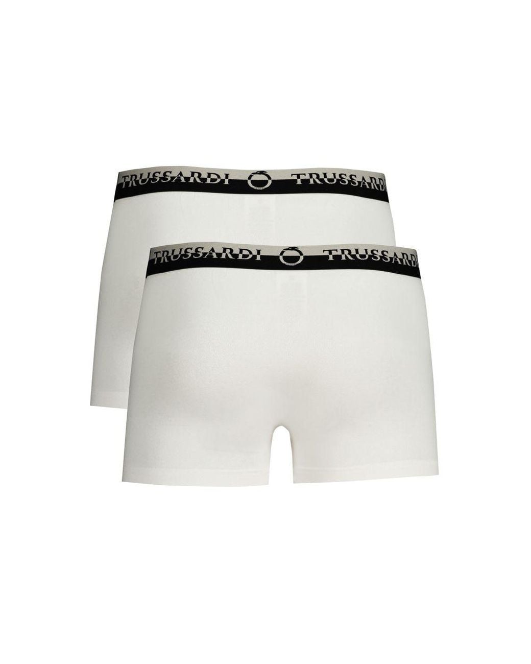 Trussardi White Cotton Underwear for men
