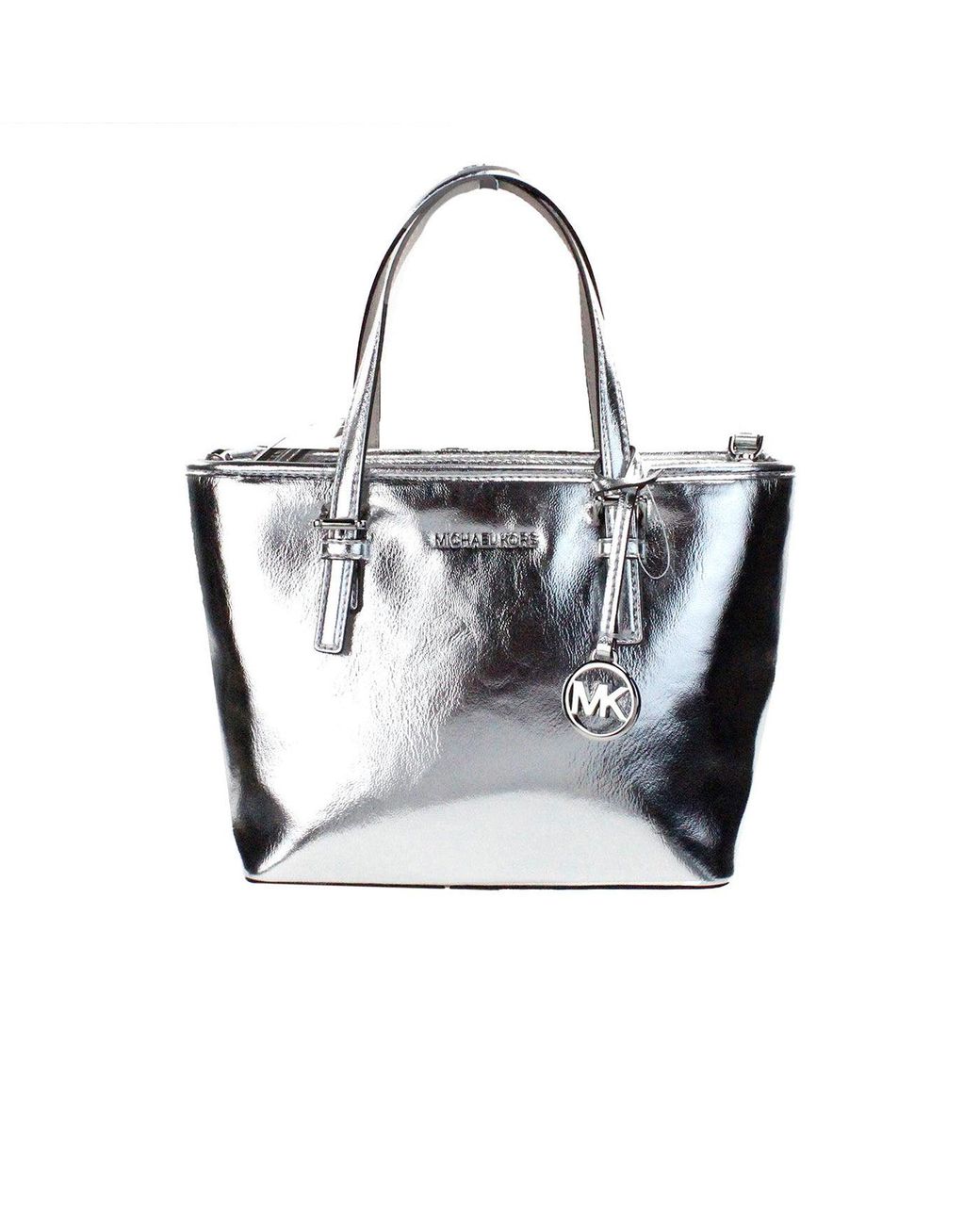 Black and silver michael kors purse sale