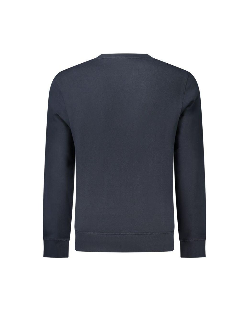 Boss Blue Cotton Sweater for men