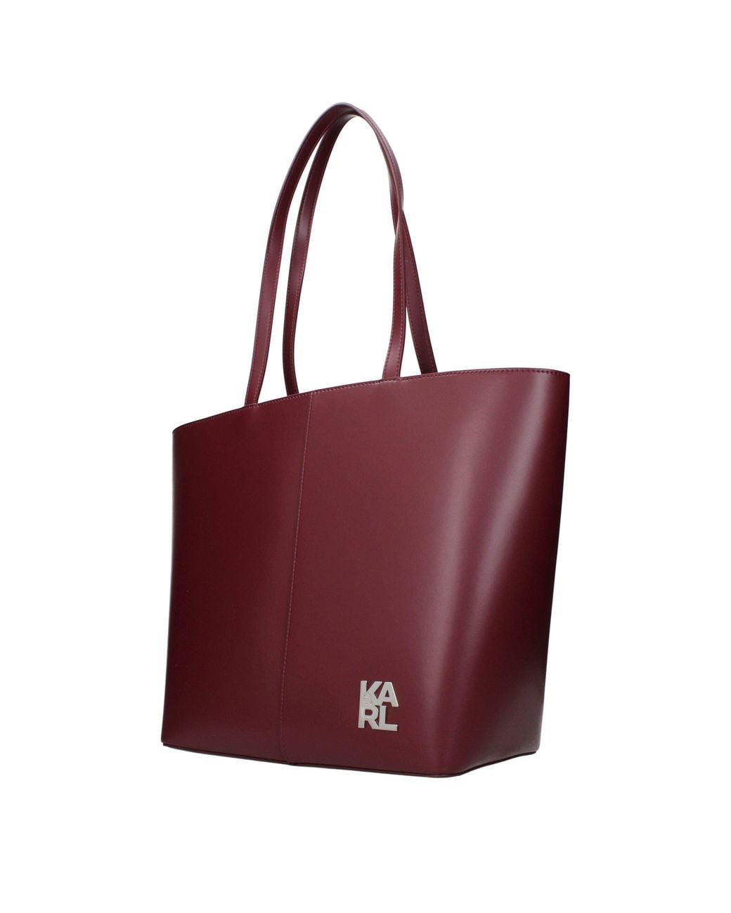 Karl Lagerfeld Red Polyethylene Shoulder Bag