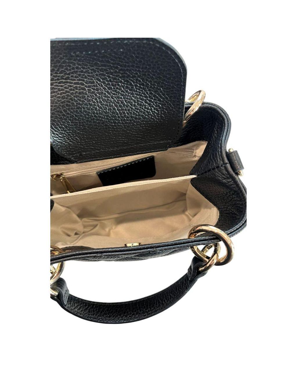 Baldinini Black Leather Handbag
