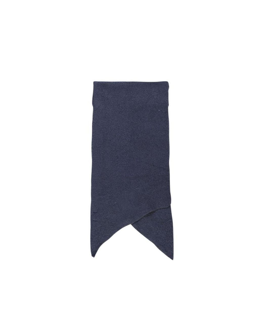 Pieces Blue Recycled Polyester Scarf