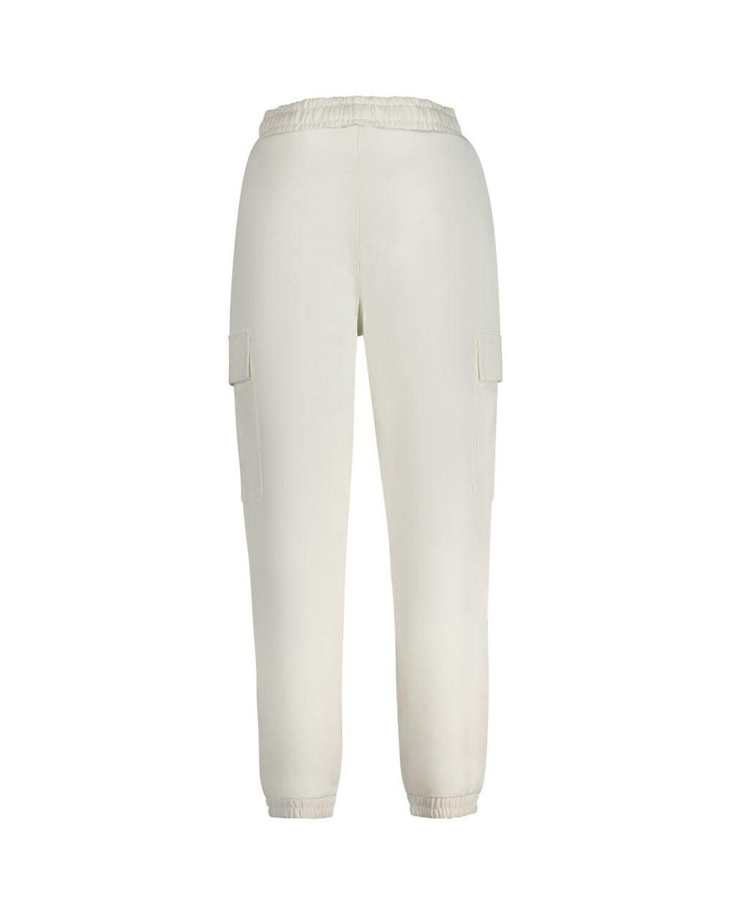 Guess White Cotton Sweatpant