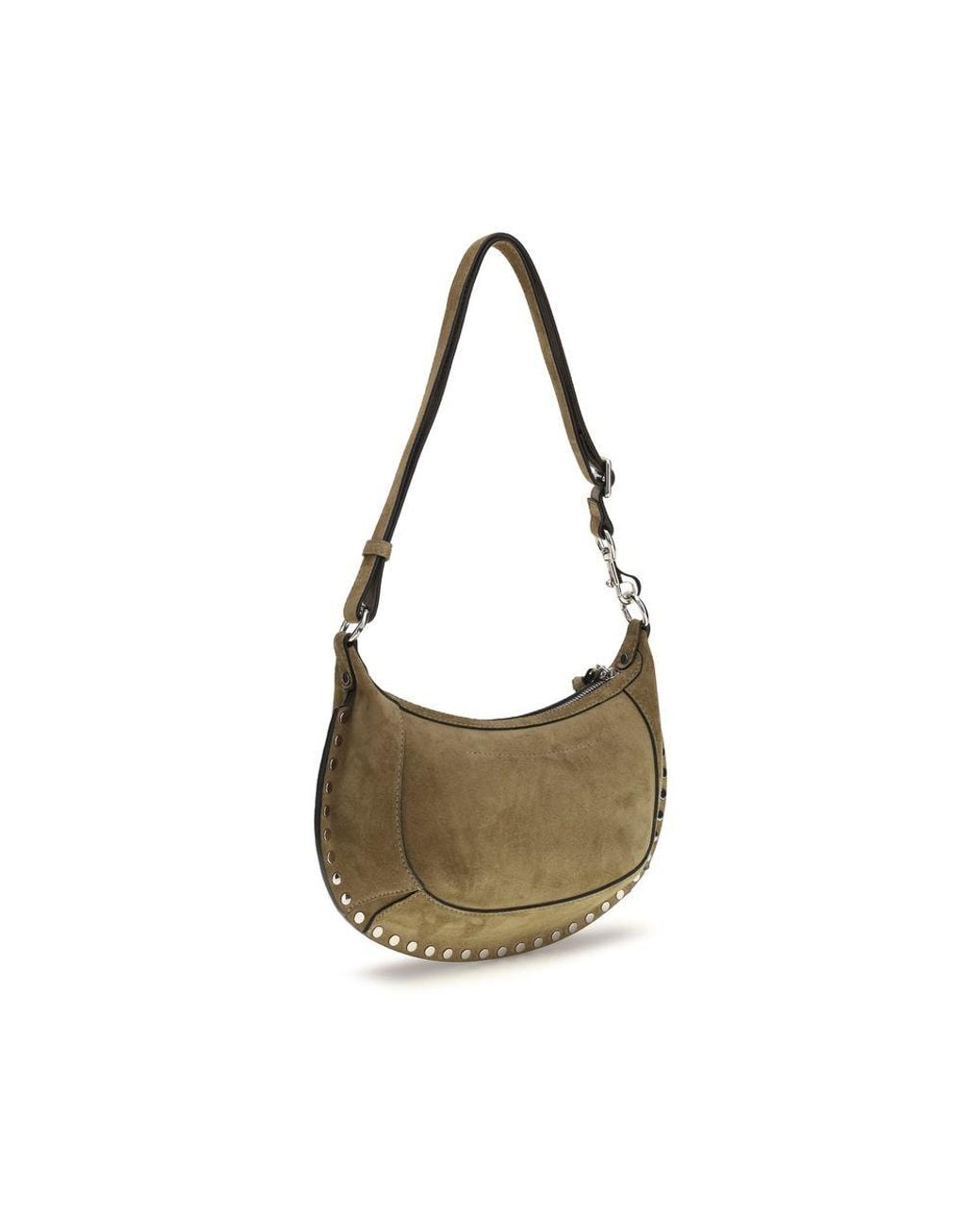 Isabel Marant Metallic Oskan Moon Shoulder Bag