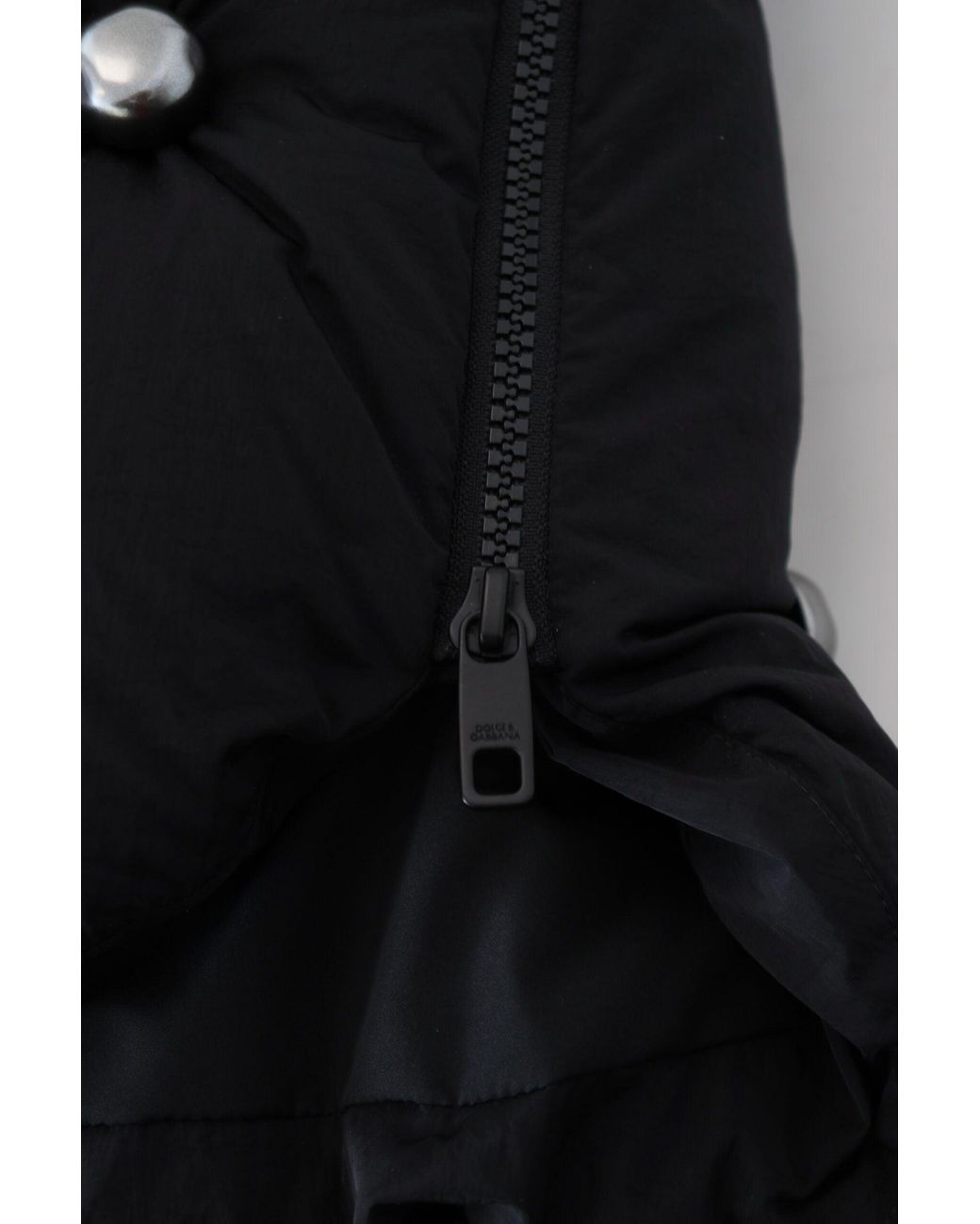 Dolce & Gabbana Black Sleeveless Dg Metal Embellishment Jacket for men