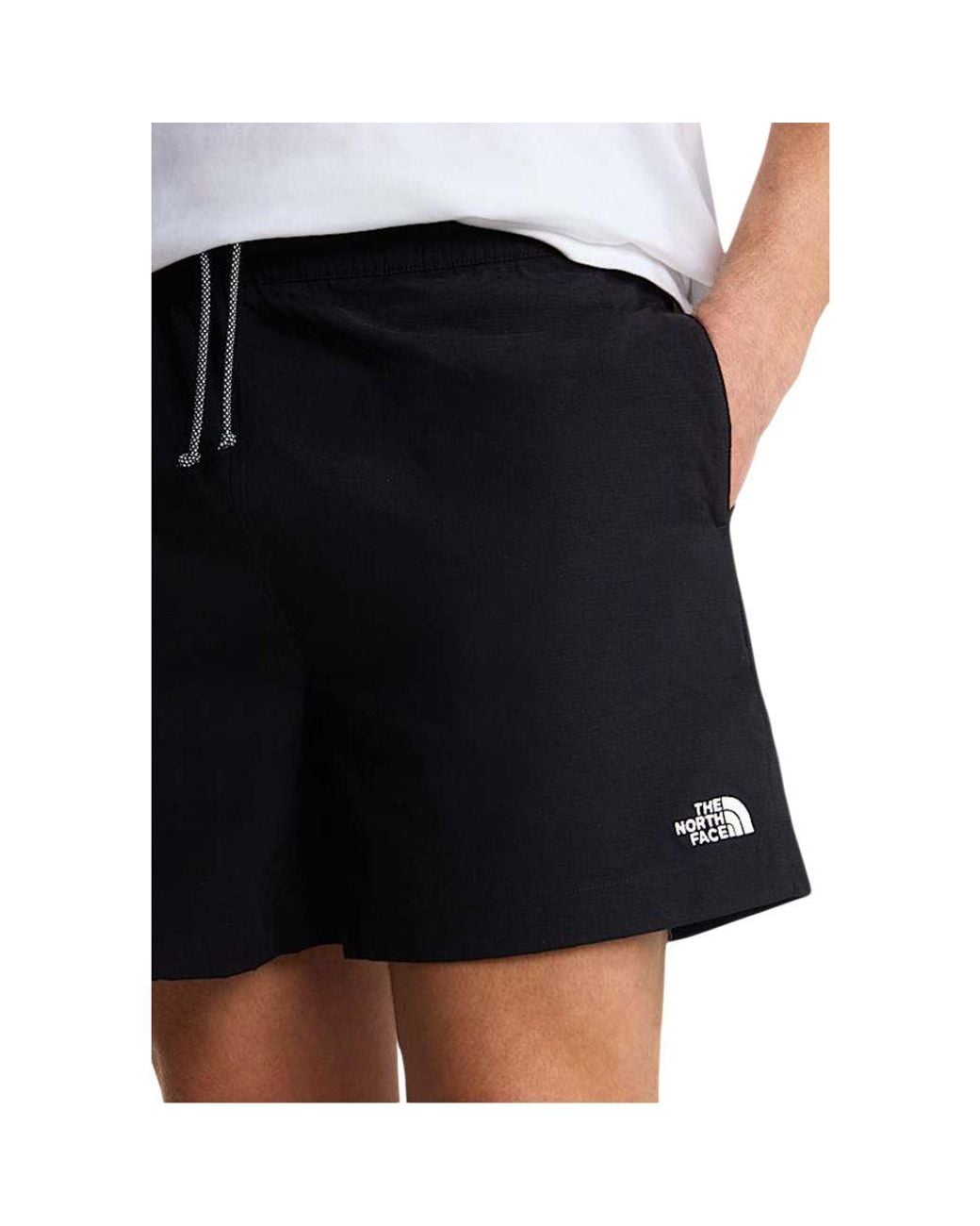 The North Face Blue Black Nylon Bermuda Shorts for men