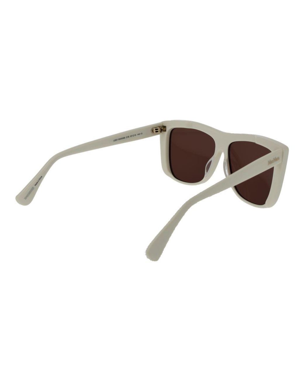 Max Mara Brown Acetate Sunglasses