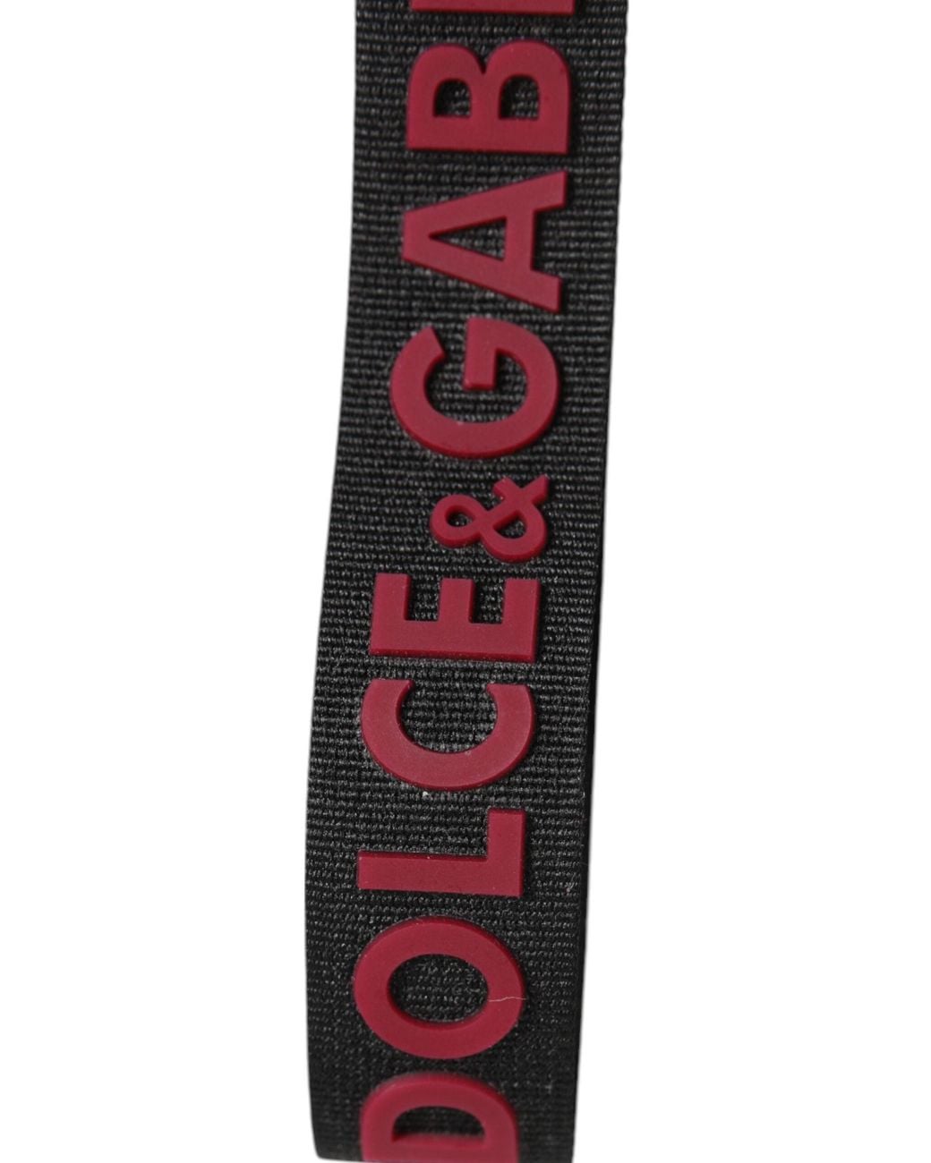 Dolce & Gabbana White Dg Logo Polyester Keychain Keyring for men