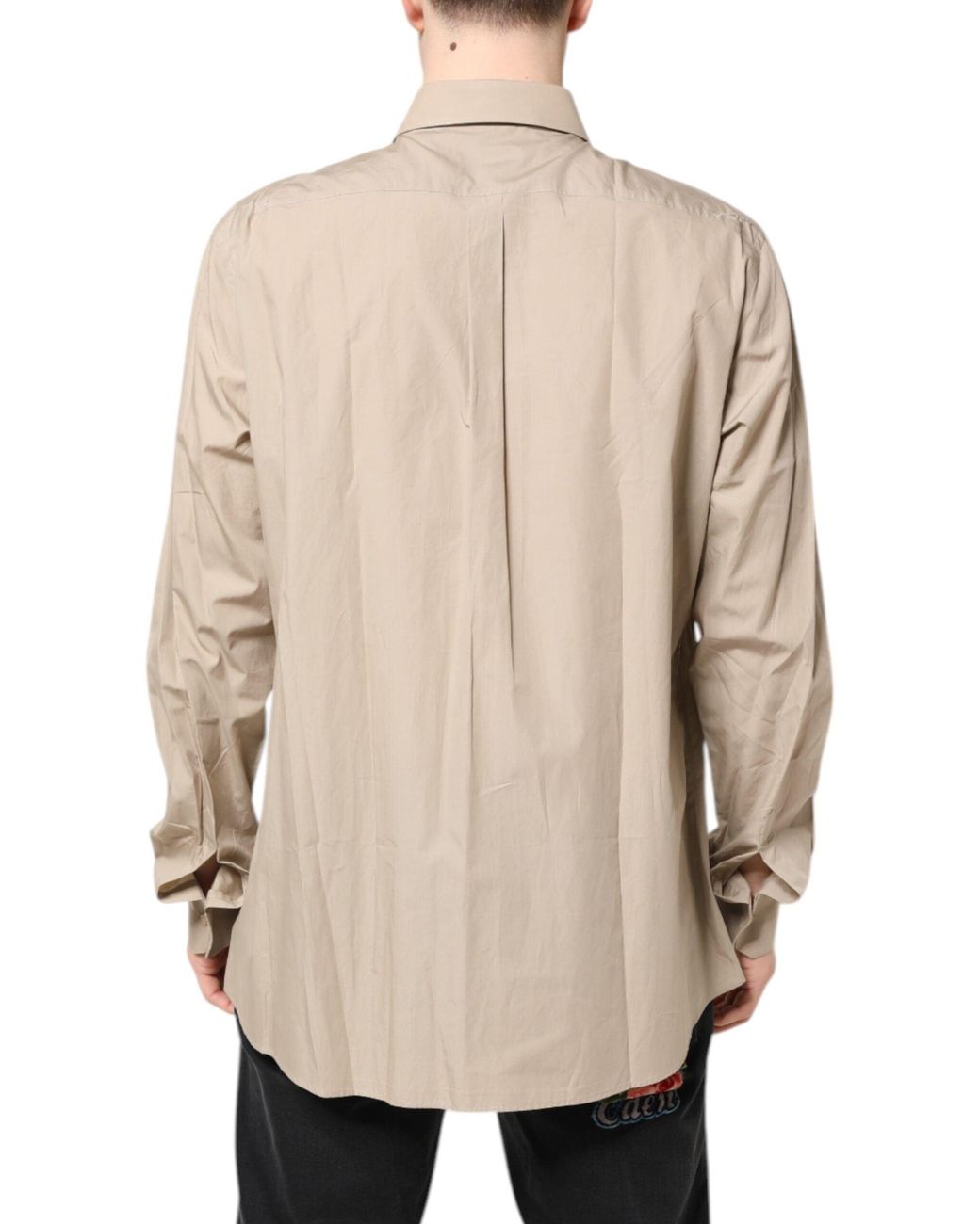 Dolce & Gabbana Natural Pin Up Print Martini Casual Shirt for men