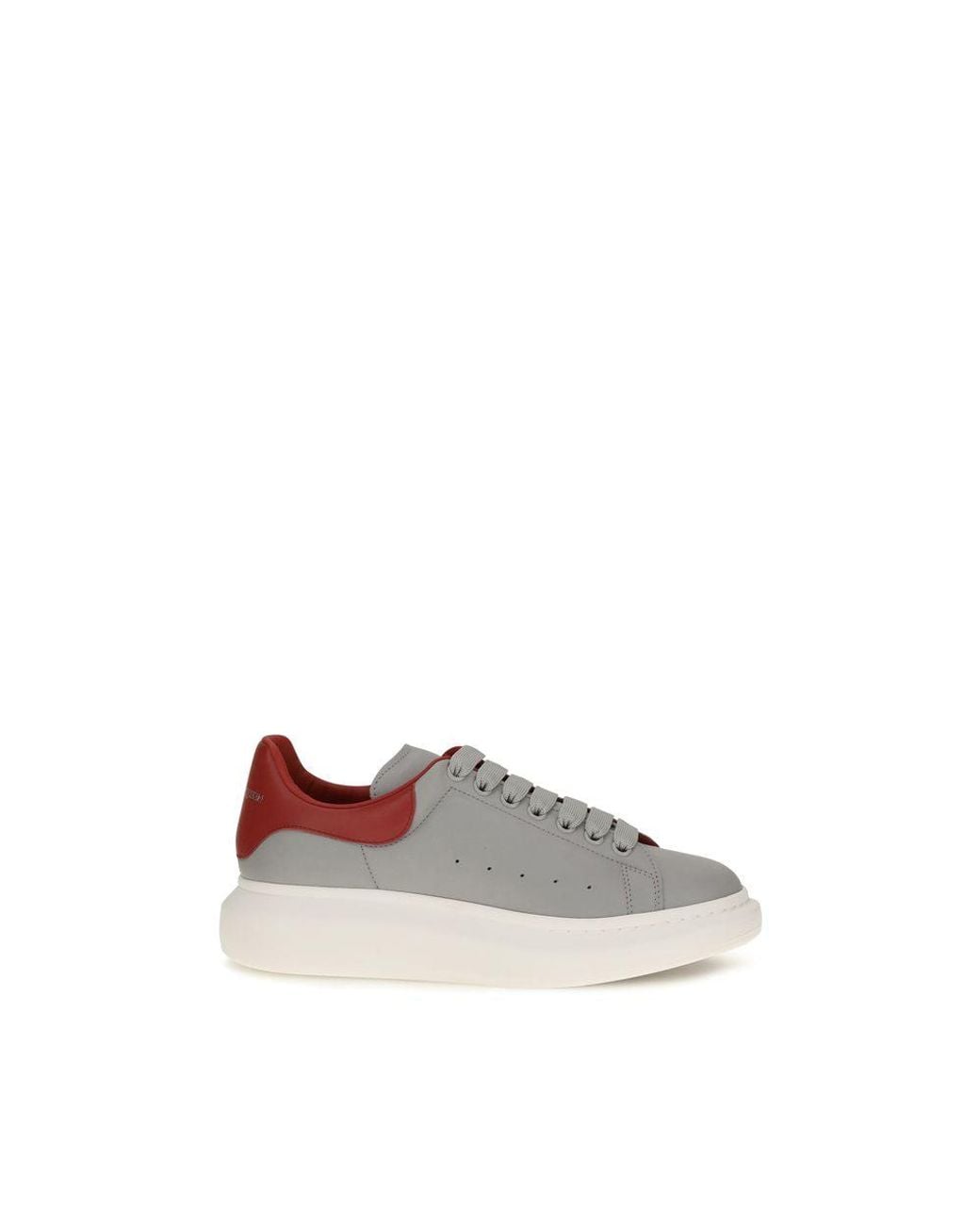 McQueen Multicolor Gray Calf Leather Bos Taurus Platform Sneakers for men