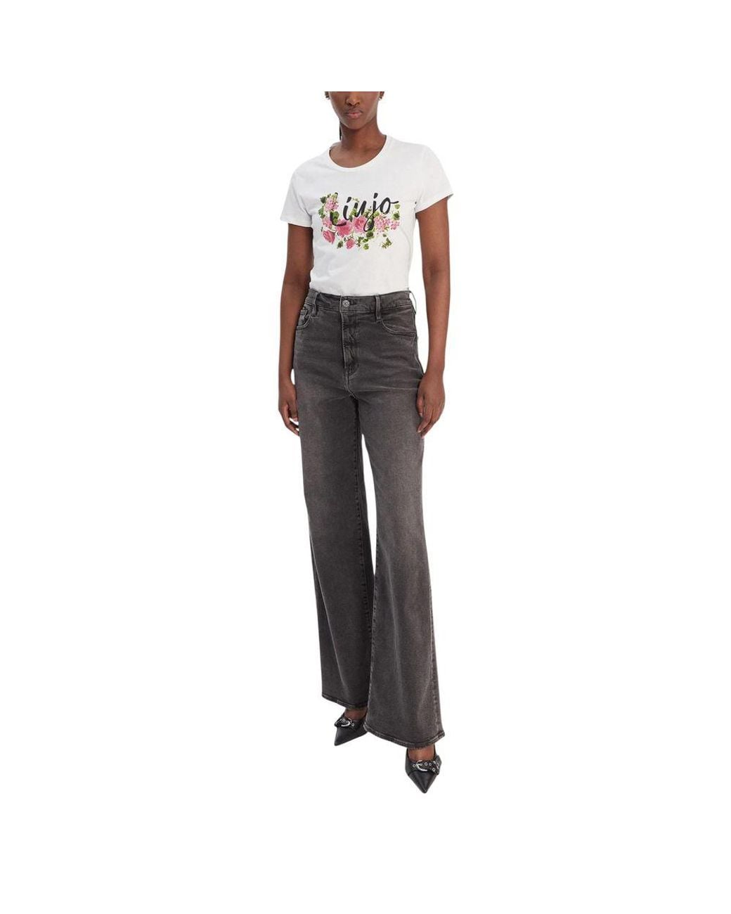 Liu Jo White Cotton T-Shirt