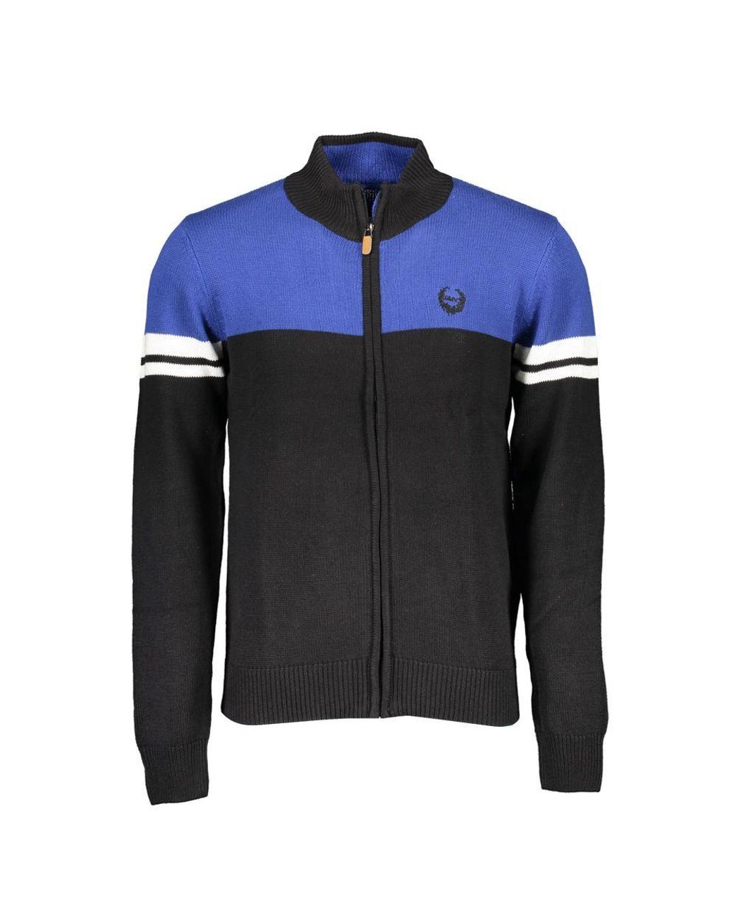 Gianmarco Venturi Black Cotton Men Cardigan for men
