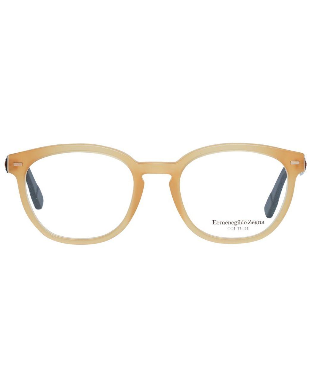 Zegna Metallic Metal & Plastic Glasses (Frames) for men