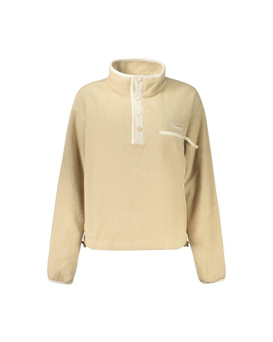Columbia Natural Beige Polyester 's Sweatshirt