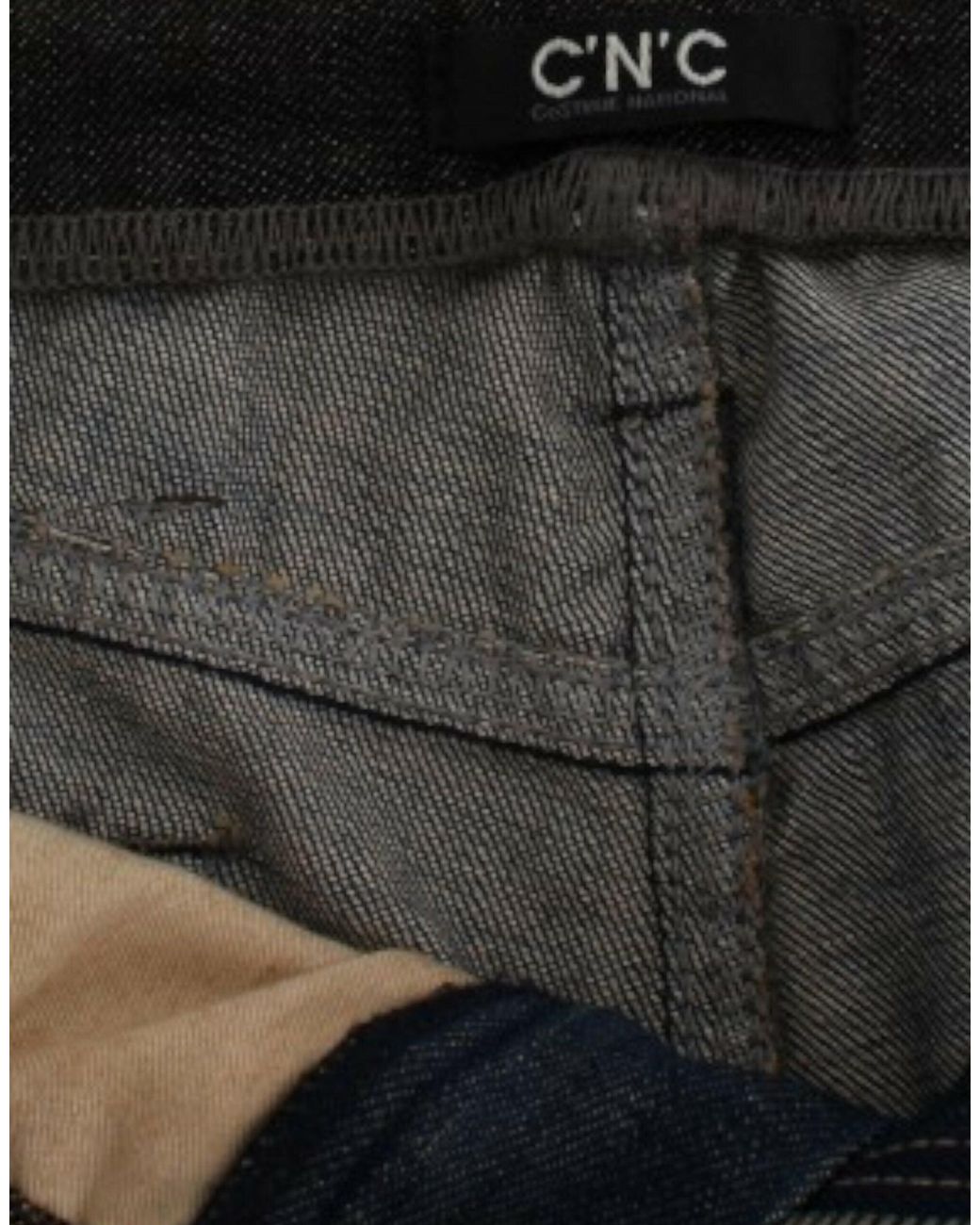 CoSTUME NATIONAL Blue Straight Leg Jeans