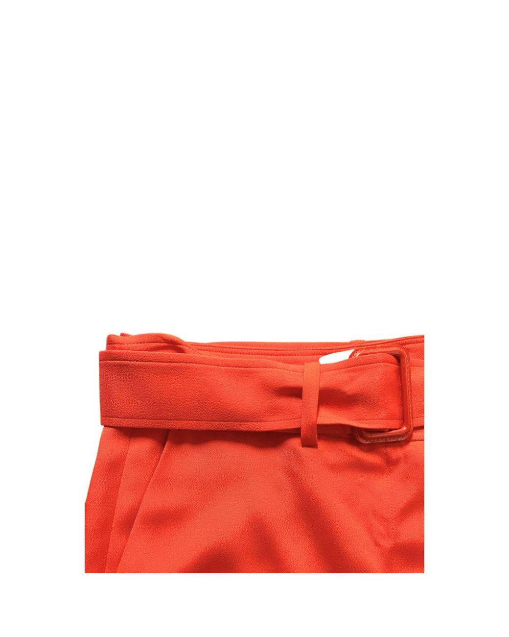 Trussardi Red Orange Viscose Pants
