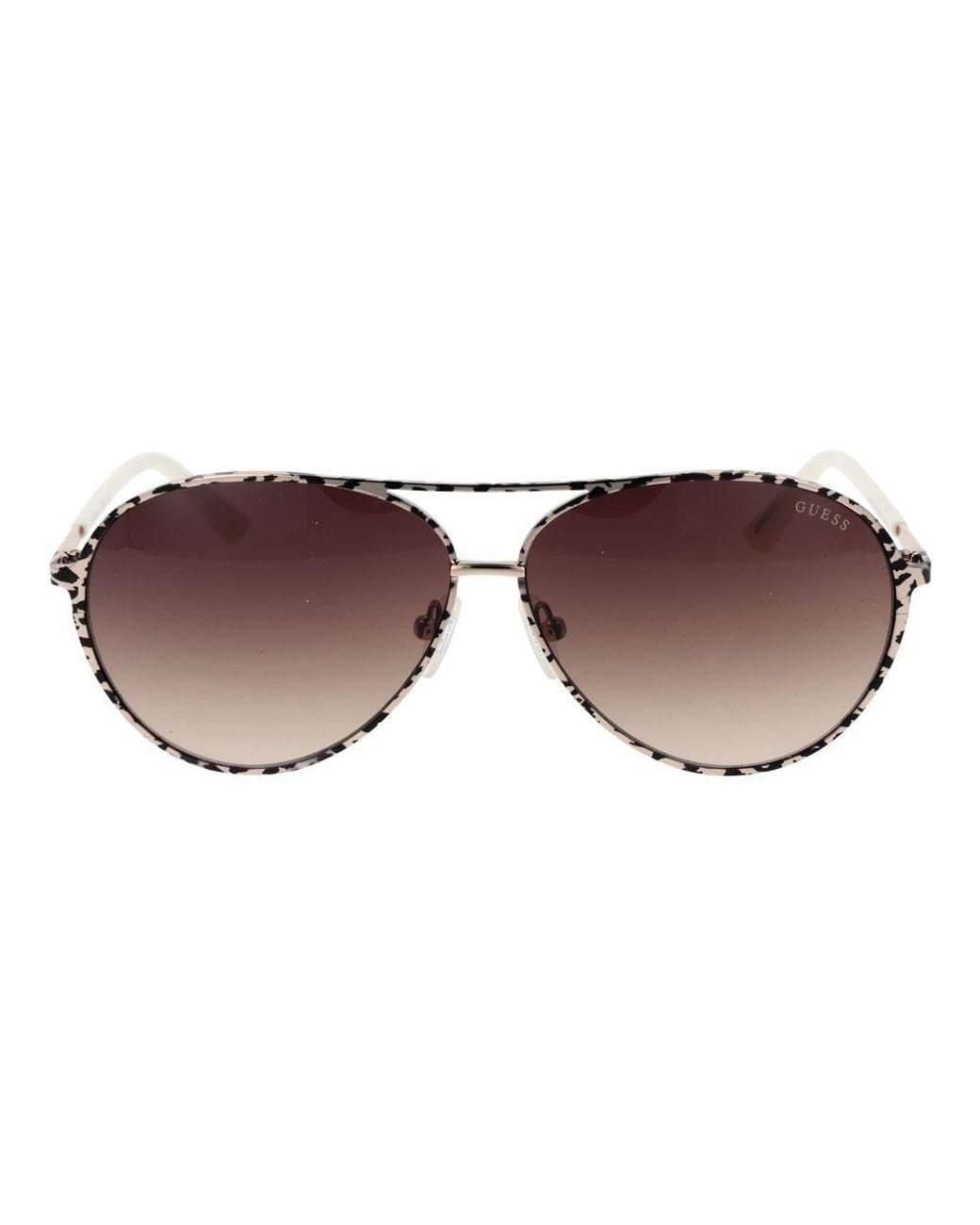 Guess Brown Cream Sunglasses