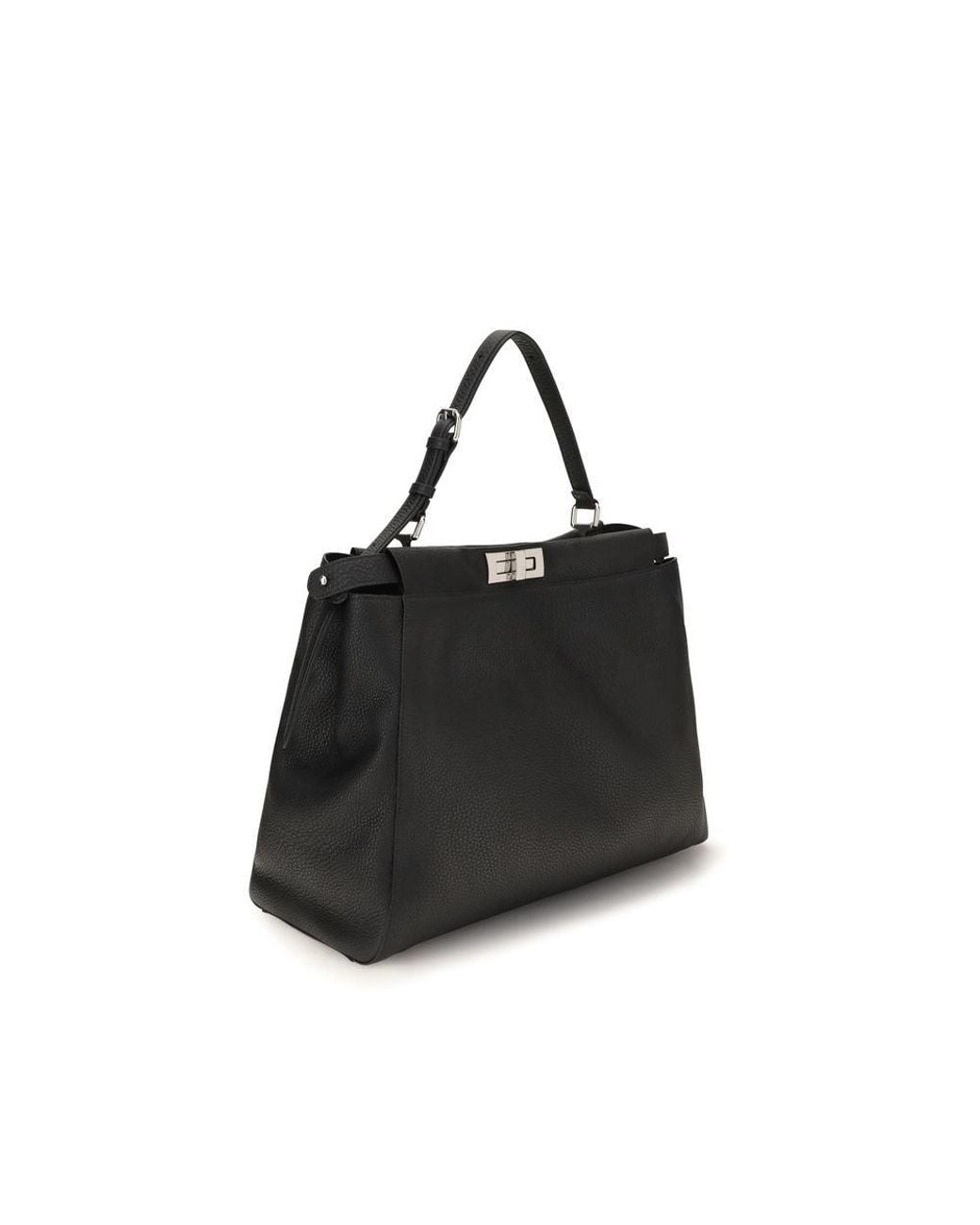 Fendi Black Calf Leather Bos Taurus Shoulder Bag for men