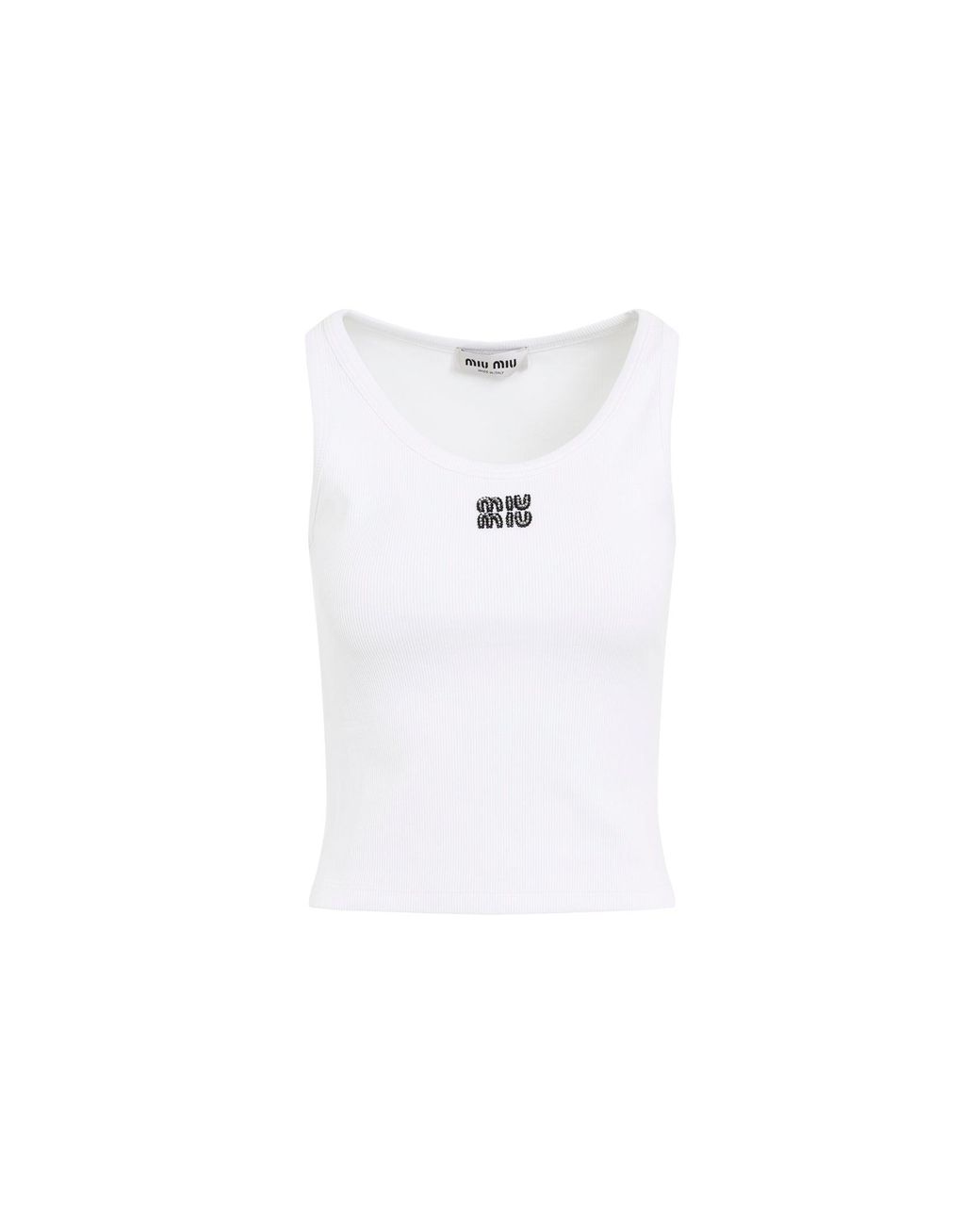 miu-miu-White-White-Cotton-