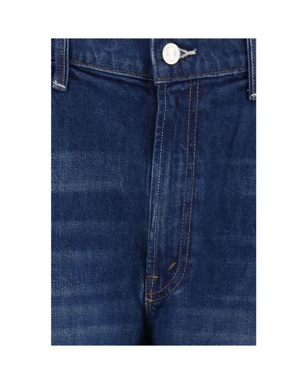 Mother Blue Cotton Jeans Denim