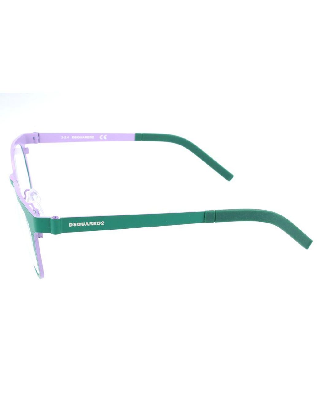 DSquared² Brown Bicolor Metal Glasses (frames)