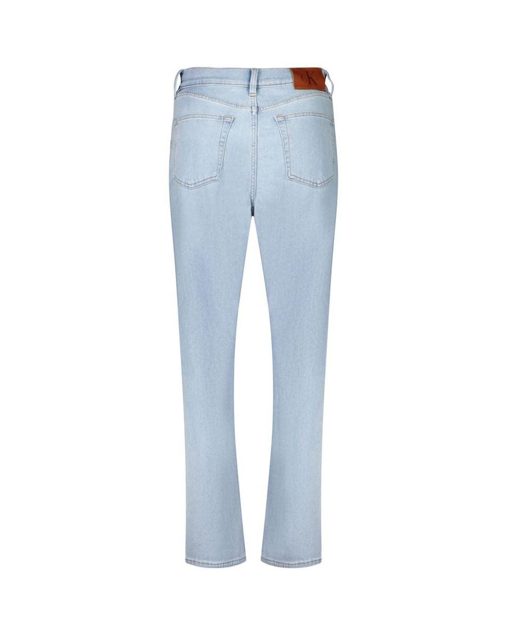 Calvin Klein Blue Azzurro Cotton Jeans
