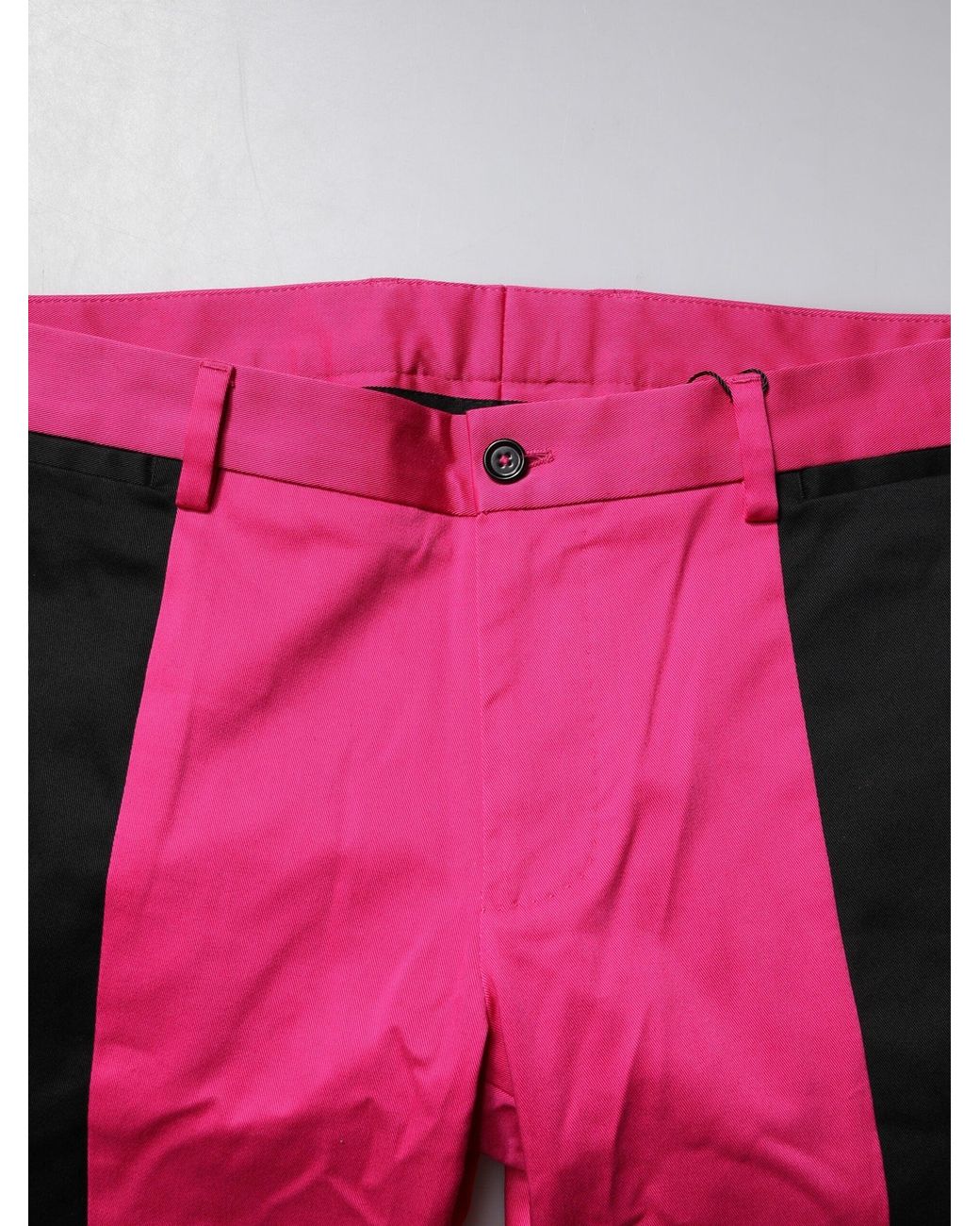 Dolce & Gabbana Red Side Stripe Detail Pants for men
