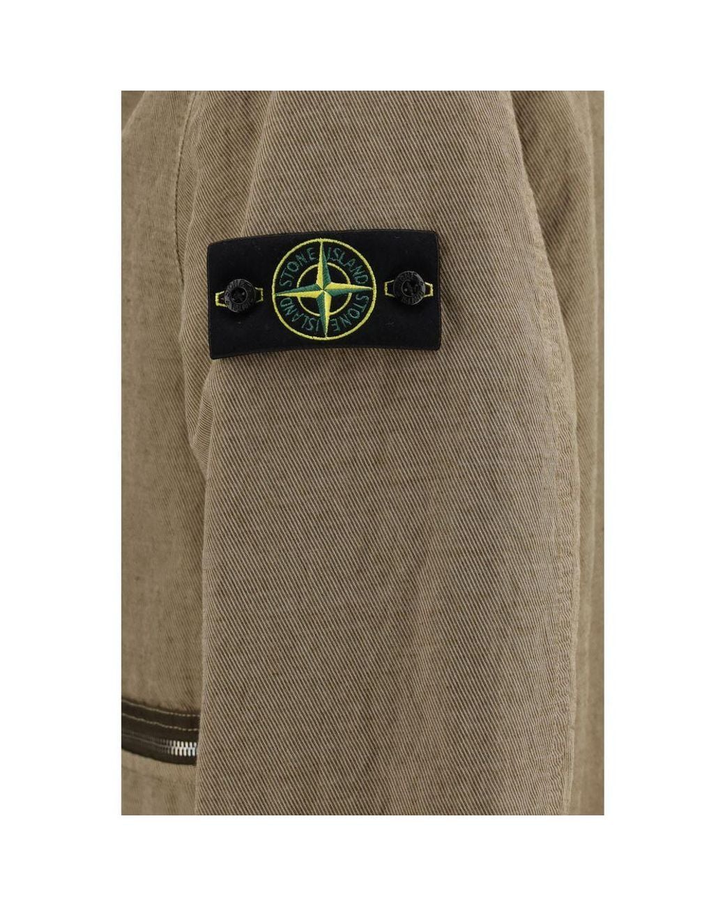 Stone Island Green Brown Cotton Full for men