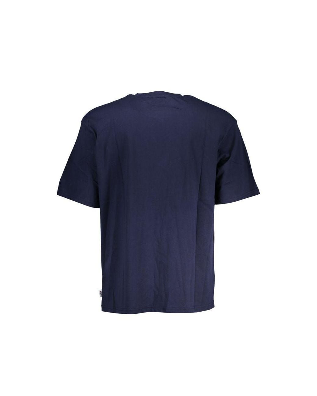 Fila Blue Cotton T-Shirt for men