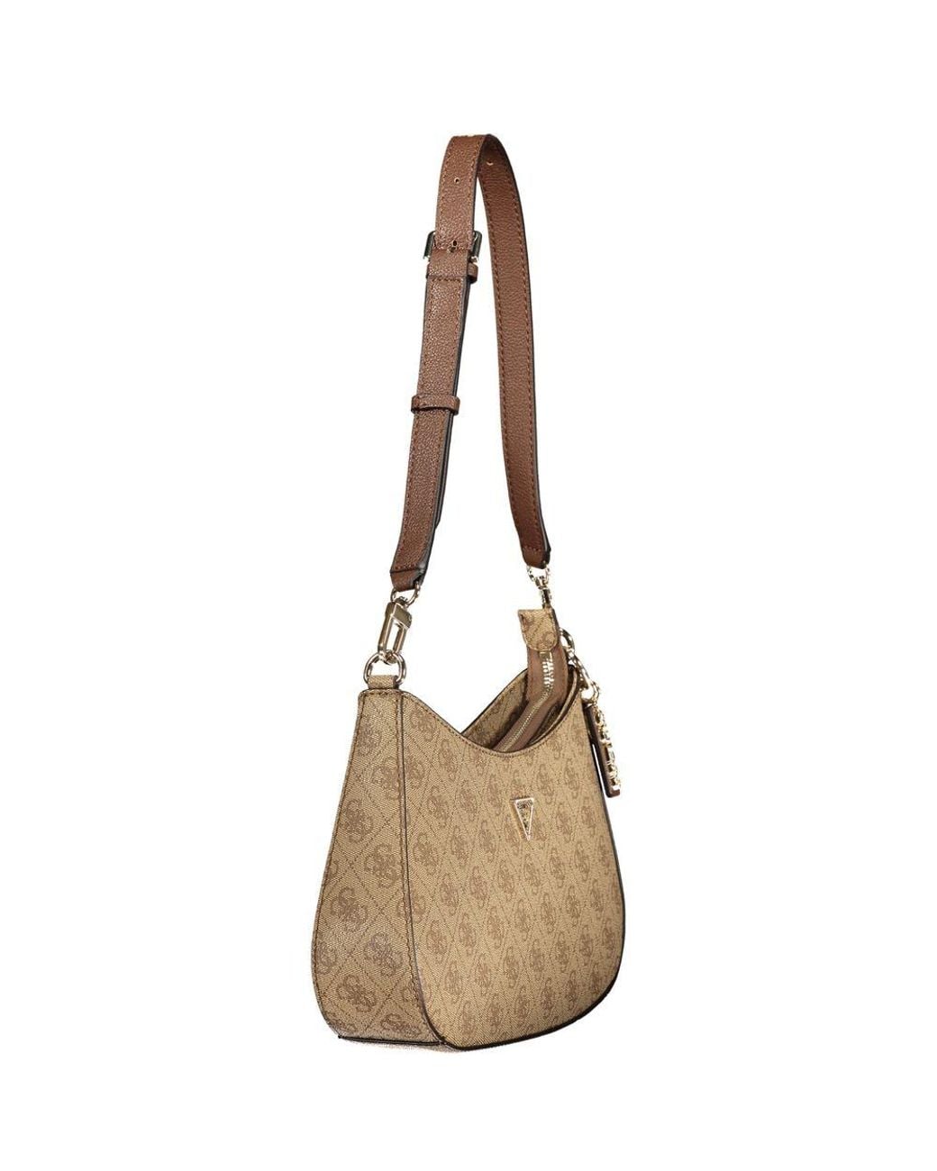 Guess Natural Polyurethane Handbag