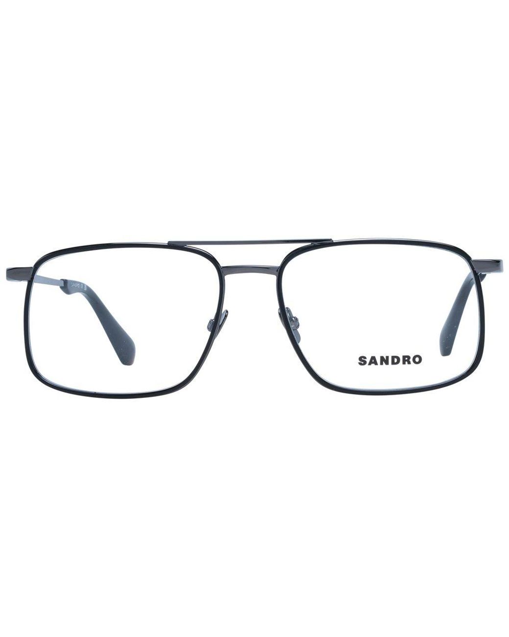 Sandro Gray Metal Glasses (frames) for men
