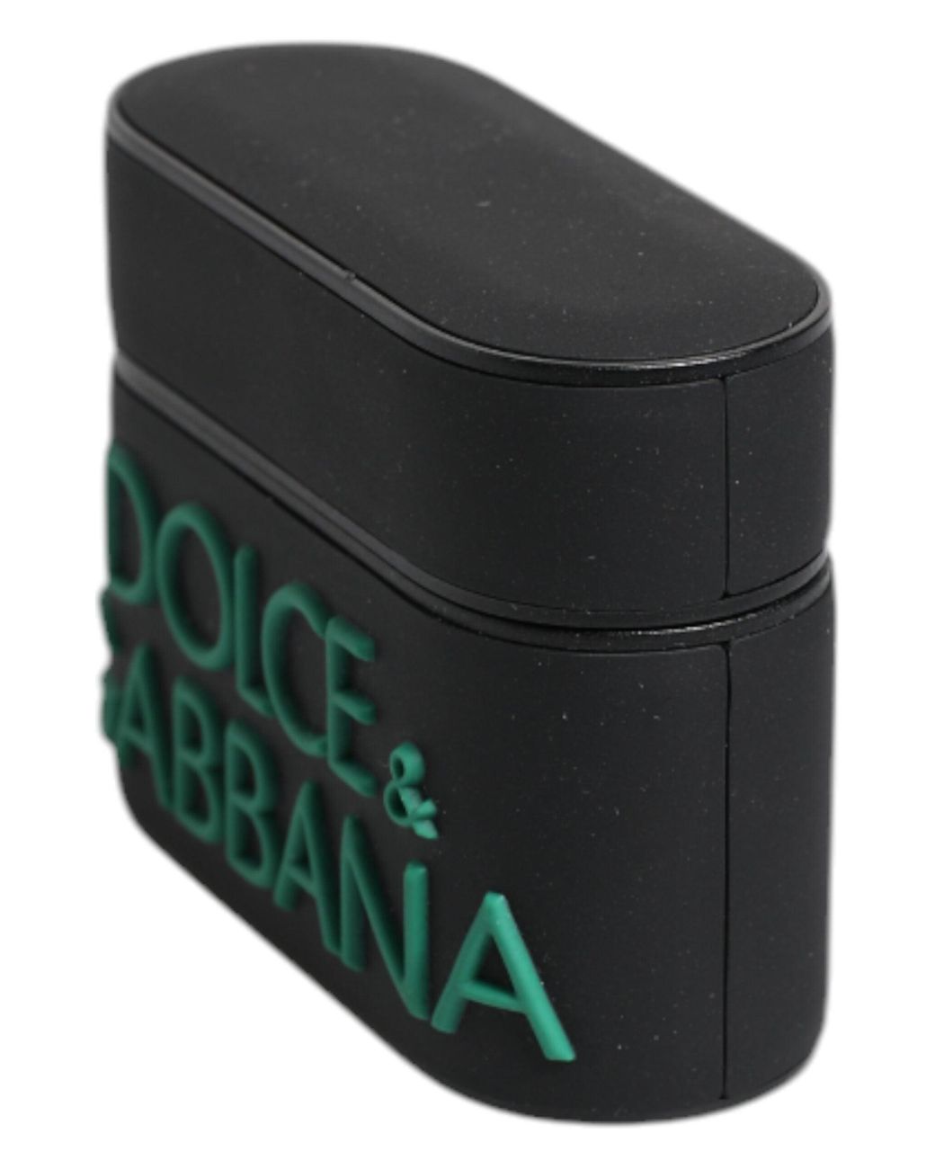Dolce & Gabbana Green Silicone Embossed Logo Airpods Case for men