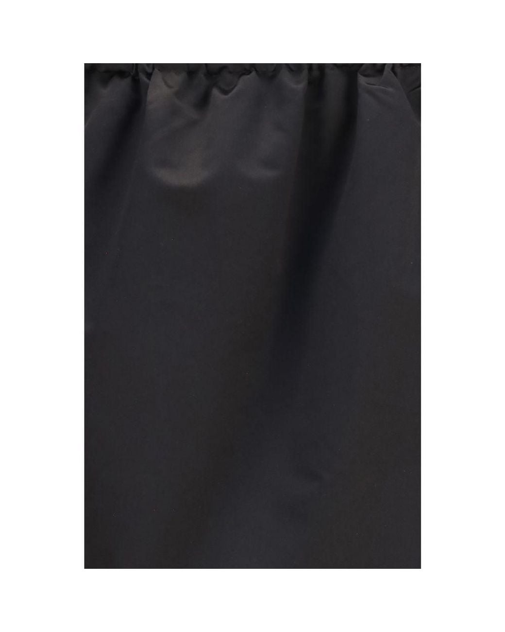 Fendi Black Cotton Mini Skirt