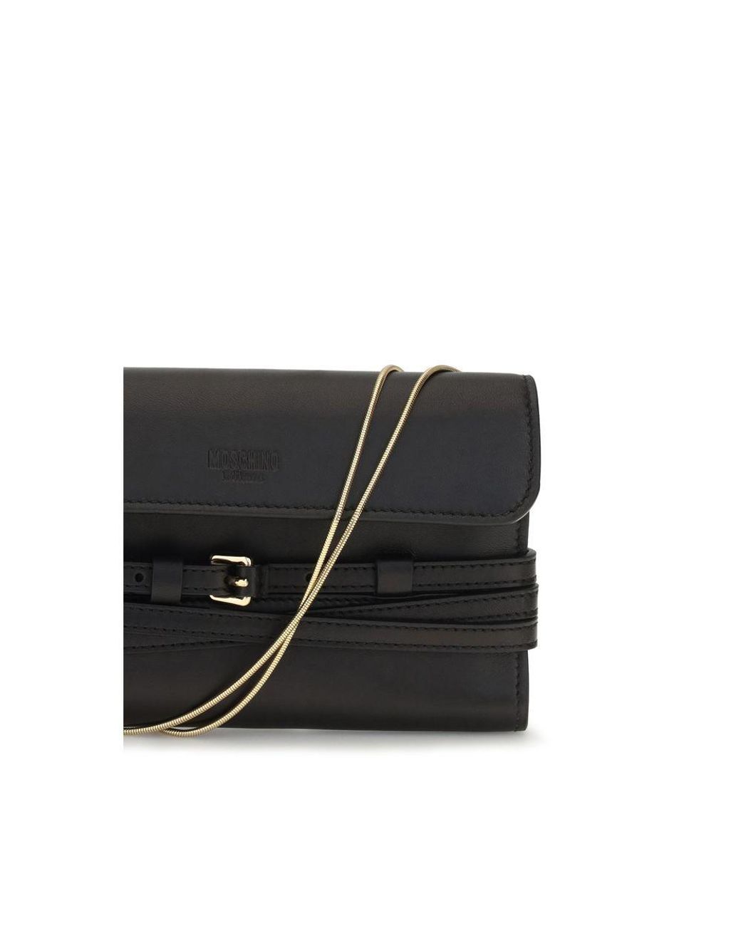 Moschino Black Goatskin Wallet
