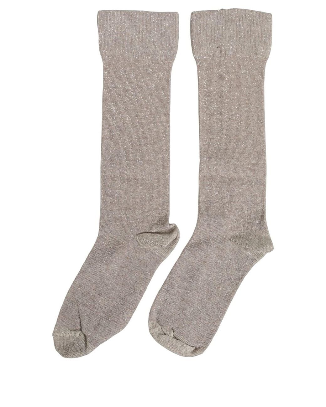 Dolce & Gabbana Gray Viscose Logo Mid Calf Accessory Socks Clothing