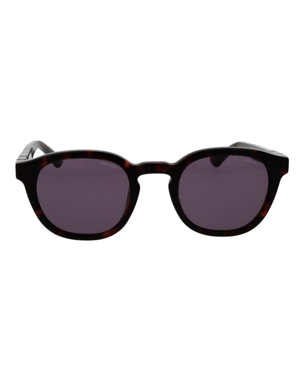 Police Brown Cellulose Acetate Sunglasses for men