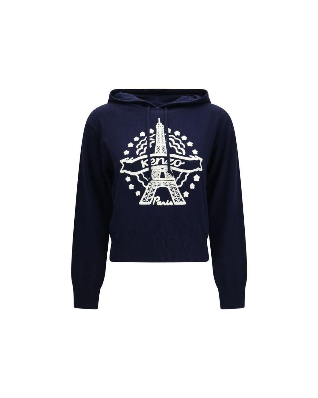 KENZO Blue Wool Oves Aries Sweatshirt