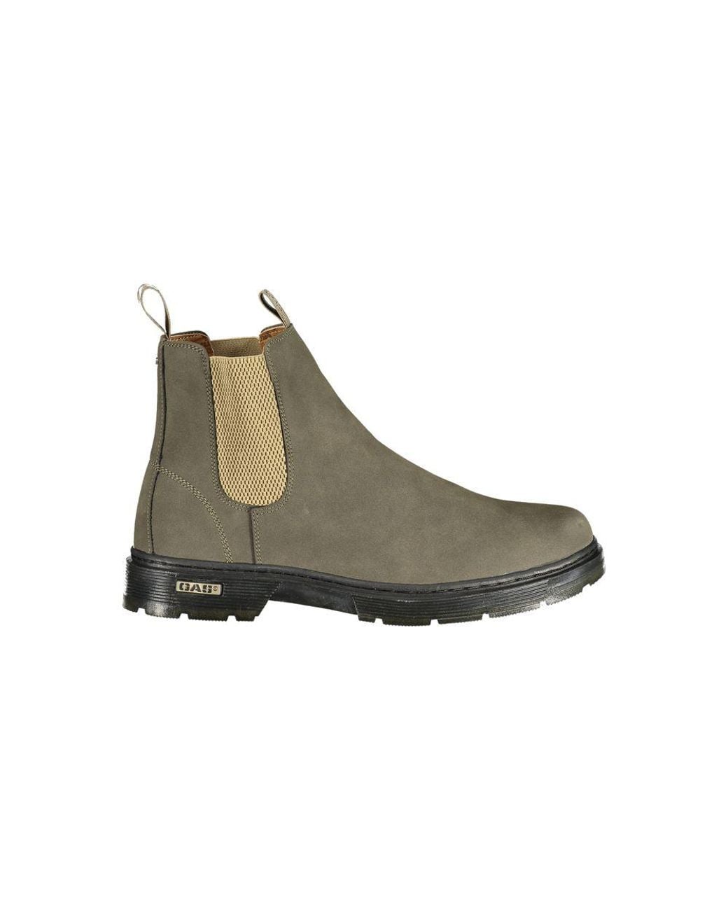 Gas Green Brown Polyurethane Men's Boot for men