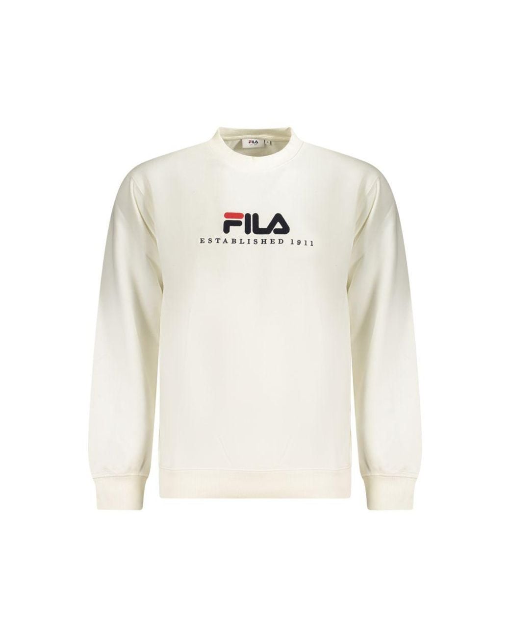 Fila White Cotton Men's Sweatshirt for men
