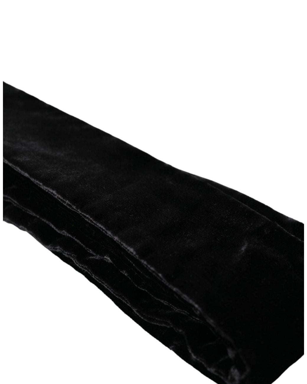 Dolce & Gabbana Black Viscose Wide Waist Belt