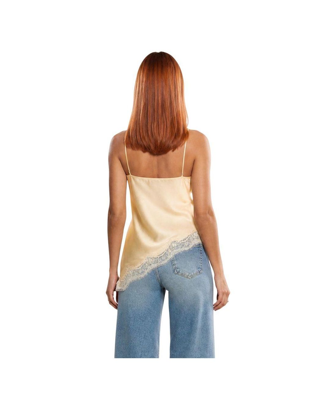 Jacqueline De Yong Blue Polyester Tank Tops