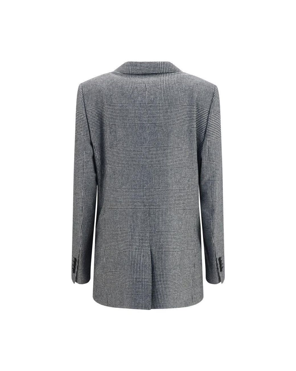 Dolce & Gabbana Gray Wool Oves Aries Blazer