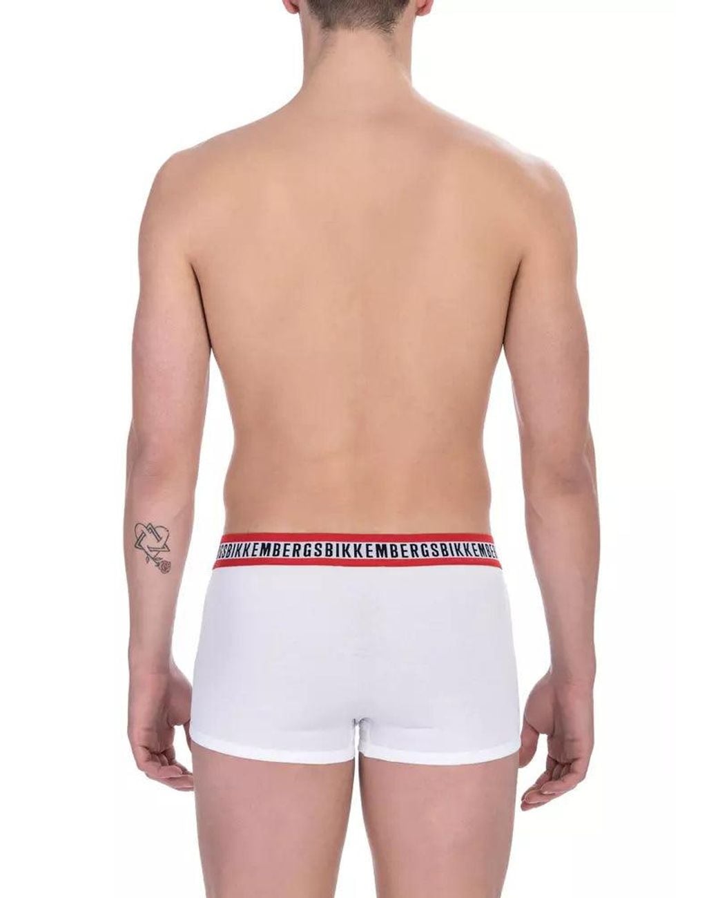 Bikkembergs White Cotton Underwear for men
