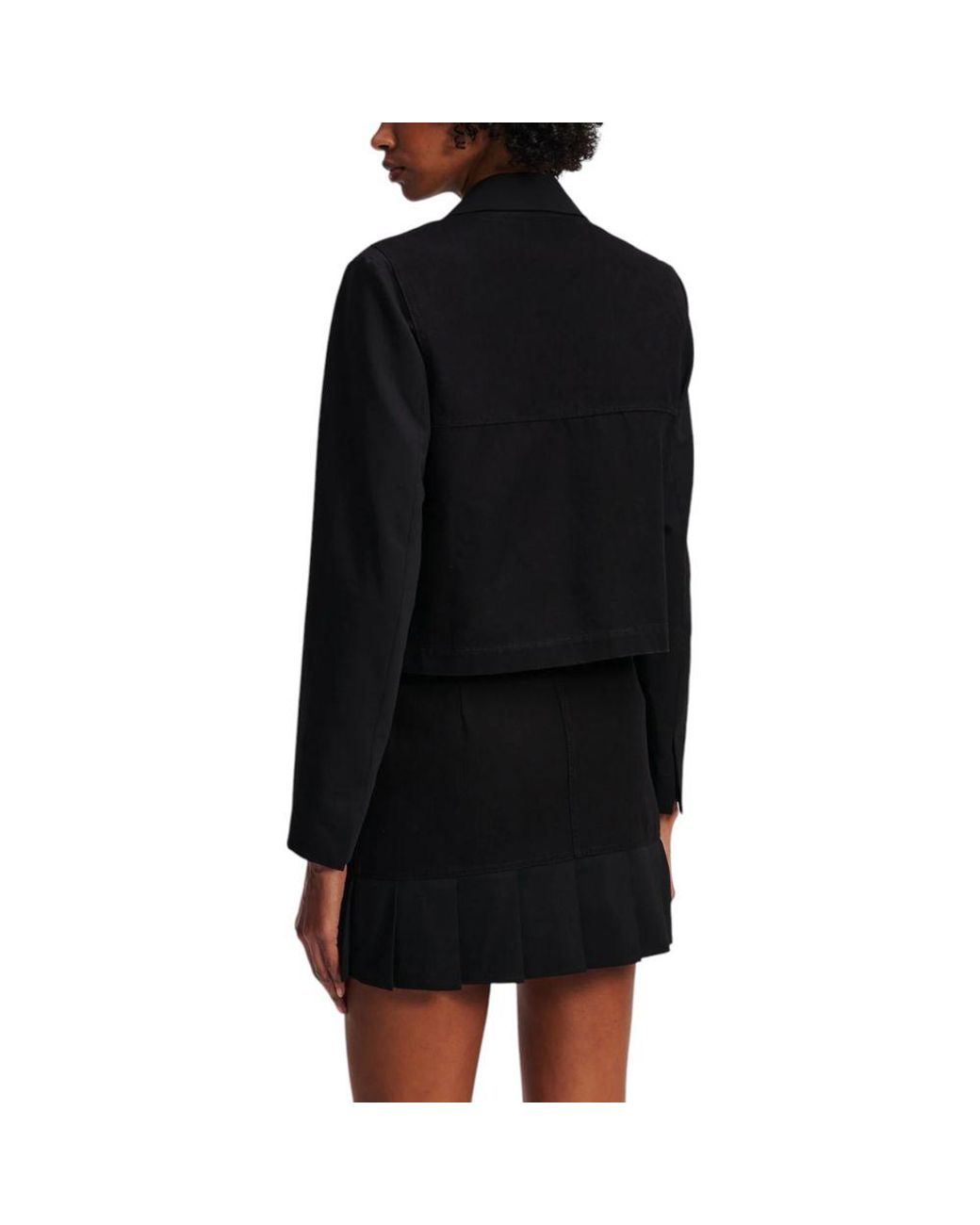 Karl Lagerfeld Black Polyester Blazer