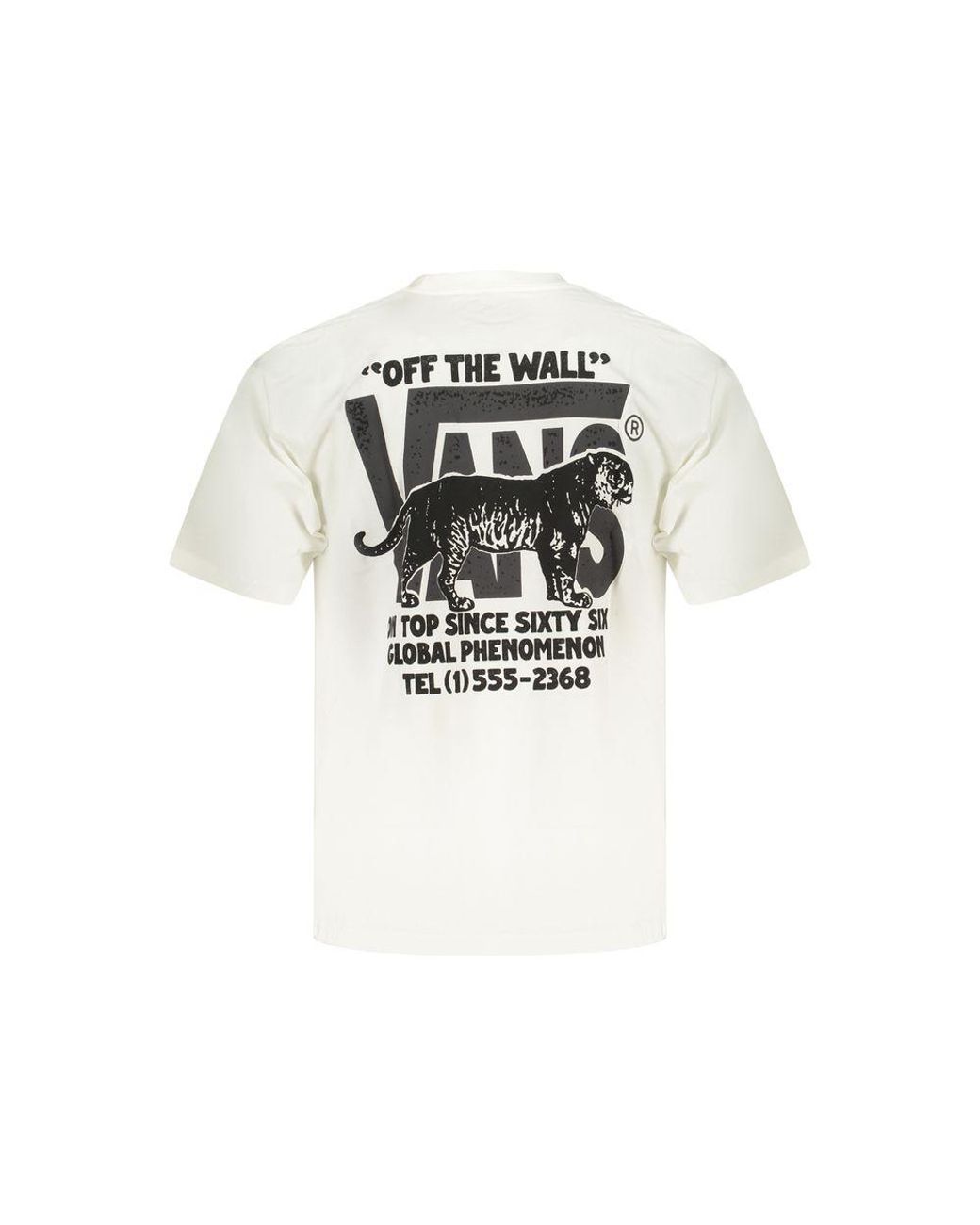 Vans White Cotton Men's T for men