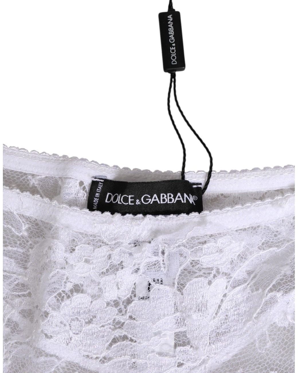 Dolce & Gabbana Purple Floral Lace Low Rise Panty Underwear Viscose Clothing
