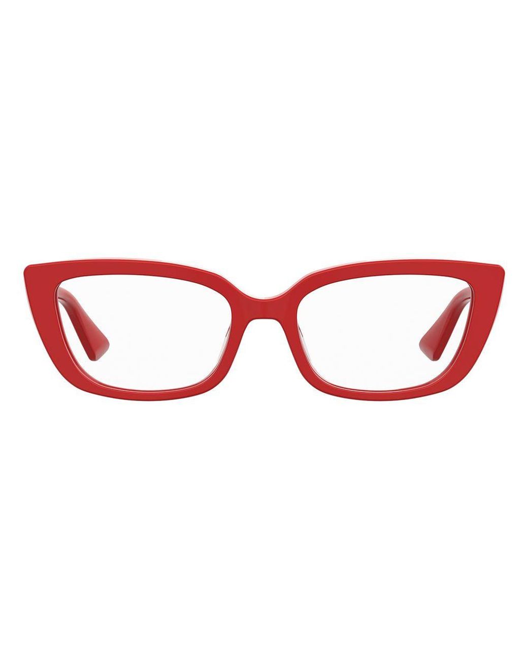 Love Moschino Red Plastic Glasses (Frames) Accessory